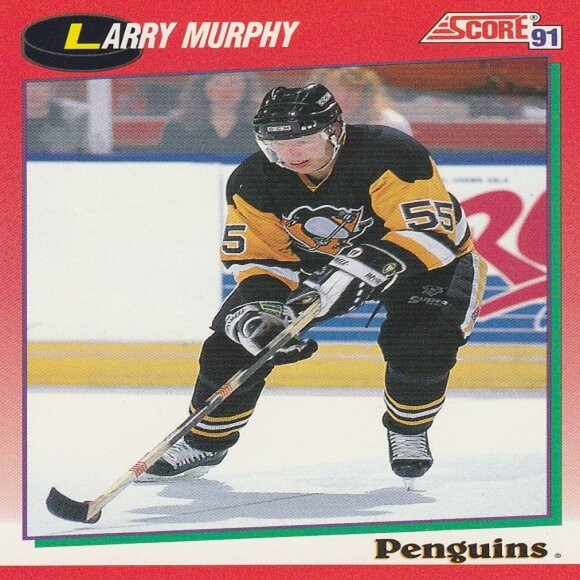 Larry Murphy Pittsburgh Penguins NHL Hockey Card Collection  - 6 Card Set - Picture 2 of 7